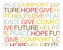 gift donation card front